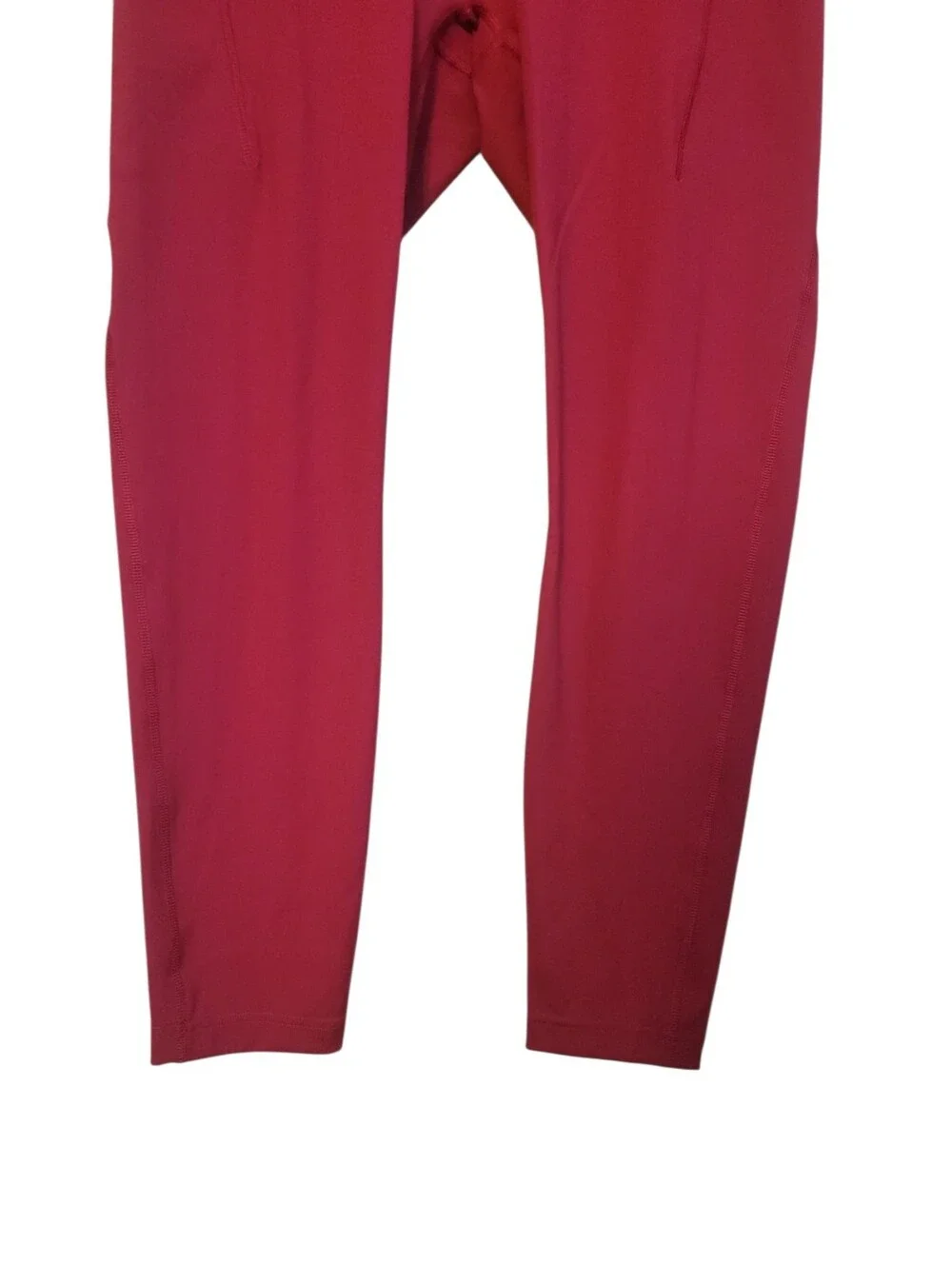 On Performance Tights 7/8 Leggings Pink High Rise Pocket Running Yoga Medium - Picture 7 of 14